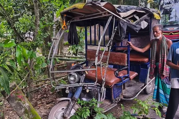 মৃত্যুর খবর শুনে আত্মীয়ের বাড়িতে যাওয়ার পথে দুর্ঘটনায় গৃহবধূ নিহত